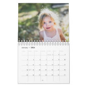 Einfaches Minimalistisches 2022-Foto in Rosa Kalender (Jan 2026)