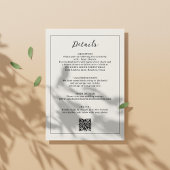 Einfaches Minimalistisches Budget Beige Wedding Einladung