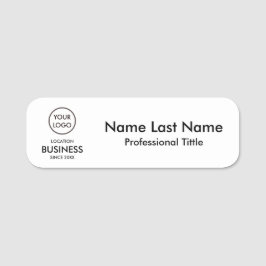 Einfaches Minimalistisches Business-Logo Namensschild