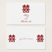 Einfaches Minimalistisches doppeltes (Vorne & Hinten)