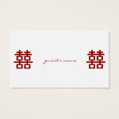 Einfaches Minimalistisches doppeltes (Rückseite)