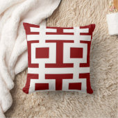 Einfaches Minimalistisches doppeltes Kissen (Decke)