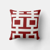 Einfaches Minimalistisches doppeltes Kissen (Rückseite)