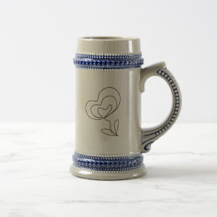 Einfaches minimalistisches elegantes benutzerdefin bierglas