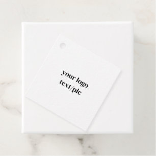 Einfaches minimalistisches elegantes benutzerdefin geschenkanhänger