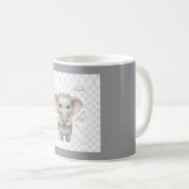 Einfaches minimalistisches elegantes benutzerdefin kaffeetasse (VorderseiteRechts)