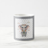 Einfaches minimalistisches elegantes benutzerdefin kaffeetasse (Mittel)