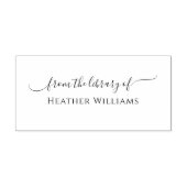 Einfaches Minimalistisches elegantes Handschriften Gummistempel (Prägung)