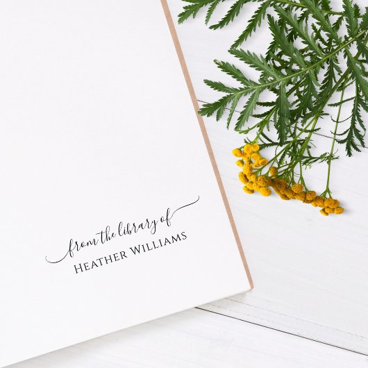 Einfaches Minimalistisches elegantes Handschriften Gummistempel