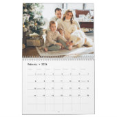 Einfaches Minimalistisches Foto der 2024-Familie P Kalender (Feb 2026)