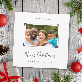 Einfaches Minimalistisches Foto frohe Weihnachten