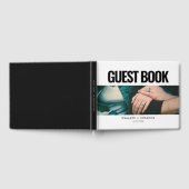 Einfaches minimalistisches Foto Gästebuch (Voll)