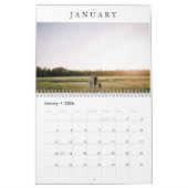 Einfaches Minimalistisches Foto Kalender (Jan 2026)