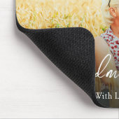 Einfaches Minimalistisches Foto Kalligrafie Oma un Mousepad (Ecke)