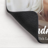 Einfaches Minimalistisches Foto Kalligrafie Oma un Mousepad (Ecke)