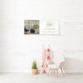 Einfaches Minimalistisches Geschäftslogo Professio Banner (Insitu)