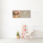 Einfaches Minimalistisches Geschäftslogo Professio Banner (Insitu)