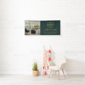 Einfaches minimalistisches Geschäftslogo Professio Banner (Insitu)