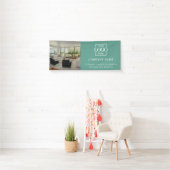 Einfaches Minimalistisches Geschäftslogo Professio Banner (Insitu)