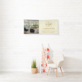 Einfaches Minimalistisches Geschäftslogo Professio Banner (Insitu)