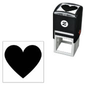 Einfaches Minimalistisches Herz Valentine Permastempel (Beispiel)