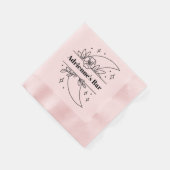 Einfaches Minimalistisches Logo-Getränk Napkins Serviette (Ecke)