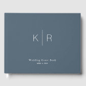 Einfaches Minimalistisches, modernes Gästebuch (Vorderseite)