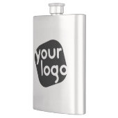 Einfaches minimalistisches, modernes Logo hinzufüg Flachmann (Links)