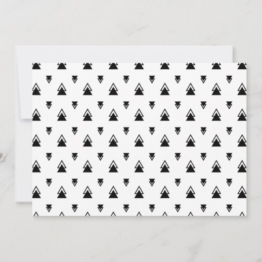 Einfaches Minimalistisches Neujahrsfest-Party Einladung (Rückseite)