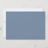 Einfaches Minimalistisches Periwinkle-Wildblume-Fo Save The Date (Rückseite)