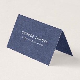 Einfaches minimalistisches professionelles Ordner- Visitenkarten