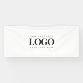 Einfaches Minimalistisches Rectangle-Business-Logo Banner (Horizontal)