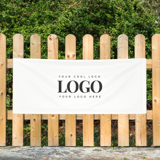 Einfaches Minimalistisches Rectangle-Business-Logo Banner