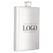 Einfaches Minimalistisches Rectangle-Business-Logo Flachmann (Rechts)