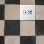Einfaches Minimalistisches Rectangle-Business-Logo Fliese