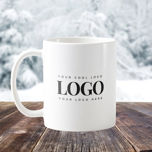 Einfaches Minimalistisches Rectangle-Business-Logo Kaffeetasse
