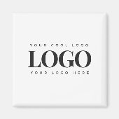 Einfaches Minimalistisches Rectangle-Business-Logo Magnet (Vorne)