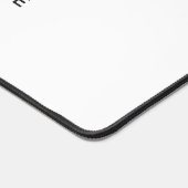 Einfaches Minimalistisches Rectangle-Business-Logo Schreibtischunterlage (Ecke)