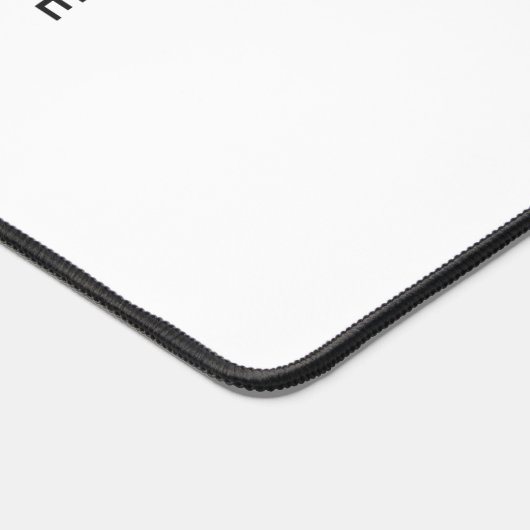 Einfaches Minimalistisches Rectangle-Business-Logo Schreibtischunterlage (Ecke)