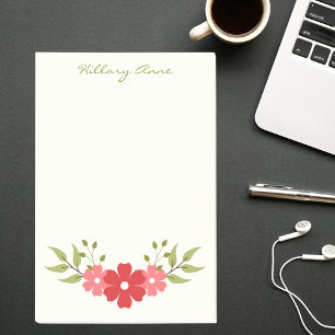Einfaches Minimalistisches Rot & Rosa Klassisch El Post-it Klebezettel