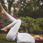 Einfaches Minimalistisches Silver Winter Snowflake Leggings