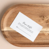 Einfaches Minimalistisches Windelrad Begleitkarte