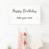 einfaches Minimum an Geburtstag hinzufügen Banner (Insitu)