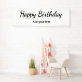 einfaches Minimum an glücklichem Geburtstag Ihren Banner (Insitu)