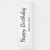 einfaches Minimum an glücklichem Geburtstag Ihren Banner (Vertikal)