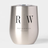 Einfaches Minimum für das Datum der Hochzeit (Vorderseite)