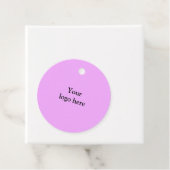 einfaches Minimum Hinzufügen von Logo Text Details Geschenkanhänger (Beispiel)