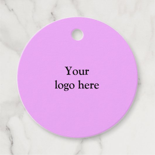 einfaches Minimum Hinzufügen von Logo Text Details Geschenkanhänger (Vorderseite)