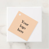 einfaches Minimum Hinzufügen von Logo Text Details Geschenkanhänger (Beispiel)