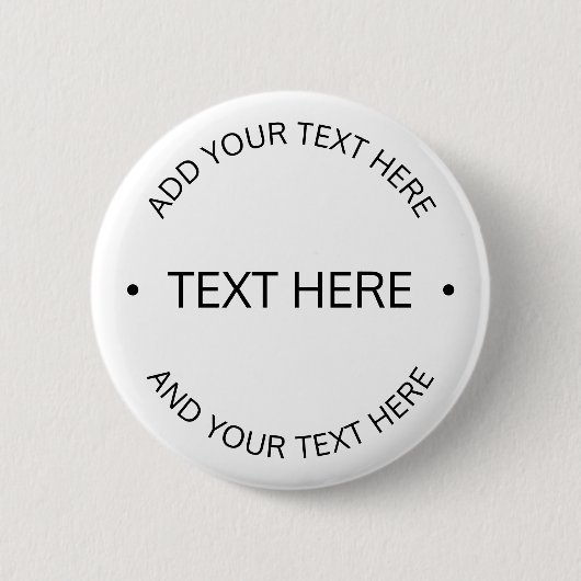 Einfaches, moderner bearbeitbarer Text | Weiß und  Button (Vorderseite)